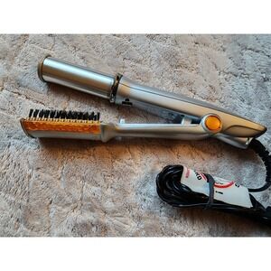 InStyler 2 In 1 Rotating Hot Iron Silver Hair Styler IS1001 2 Inch Barrel